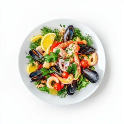 Фирменное блюдо Морской гриль прованс - купить в Арсланбеке